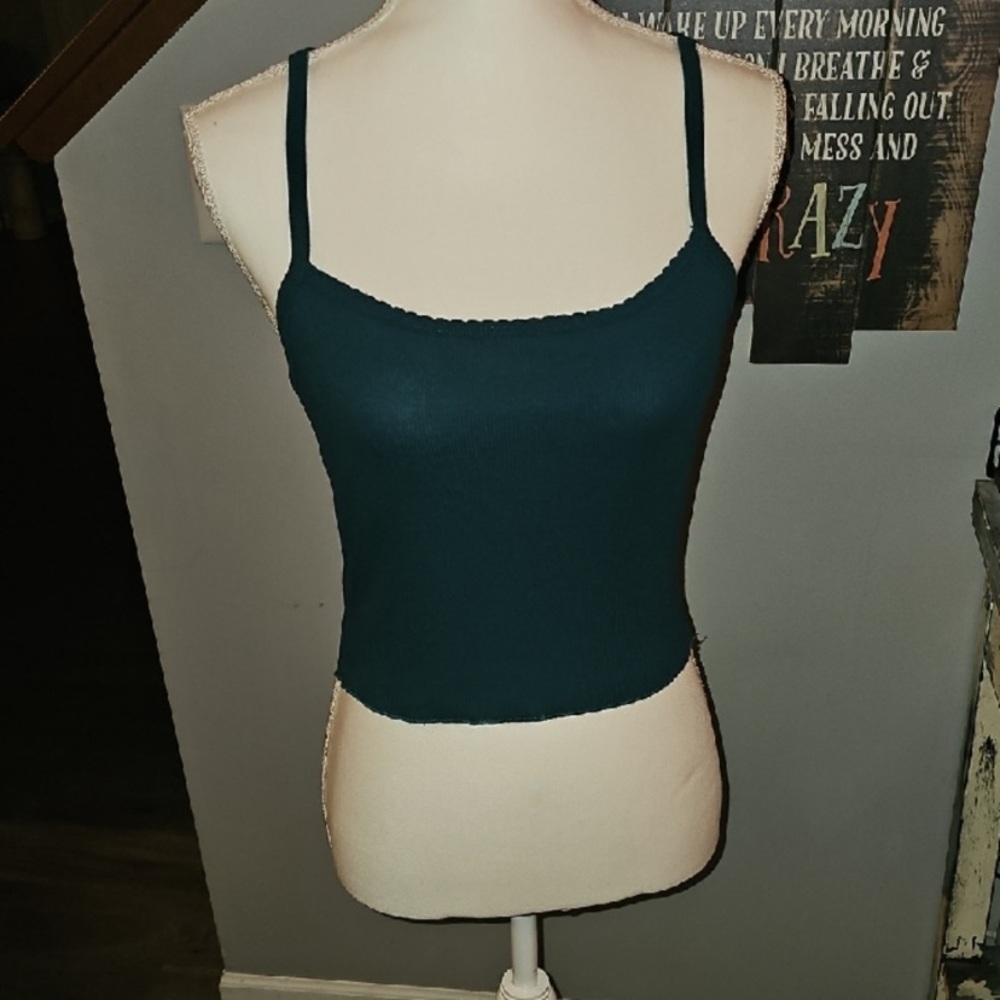 L.A. HEARTS Women's Teal Tank Top Size Large